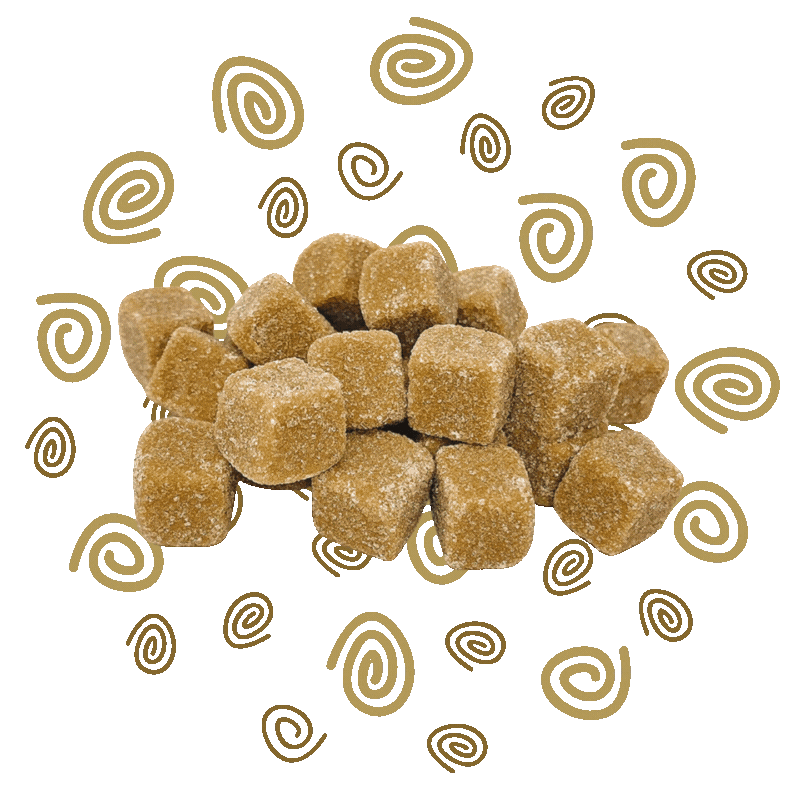 Dutch Licorice, Griotten Cubes