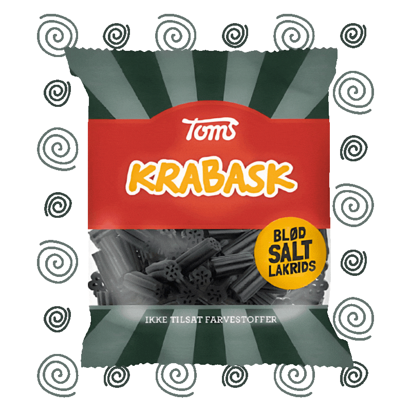 Krabask (Salty Black Licorice Bites) - 2.82 oz.