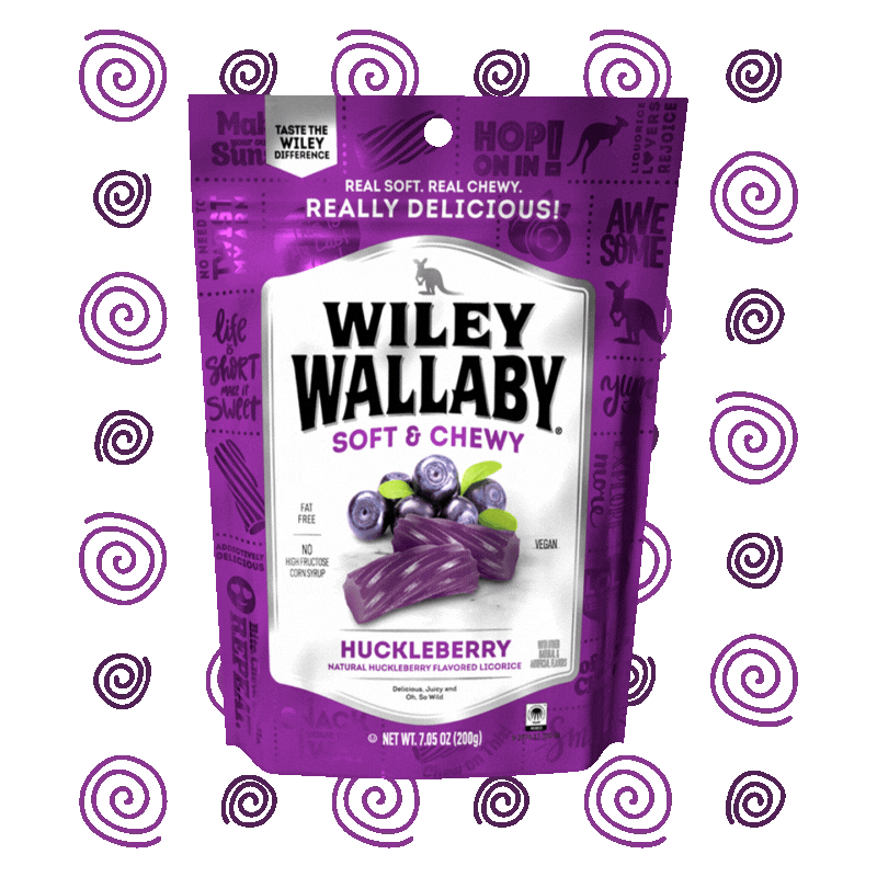 Wiley Wallaby® Soft & Chewy, Huckleberry - 7.05 oz.