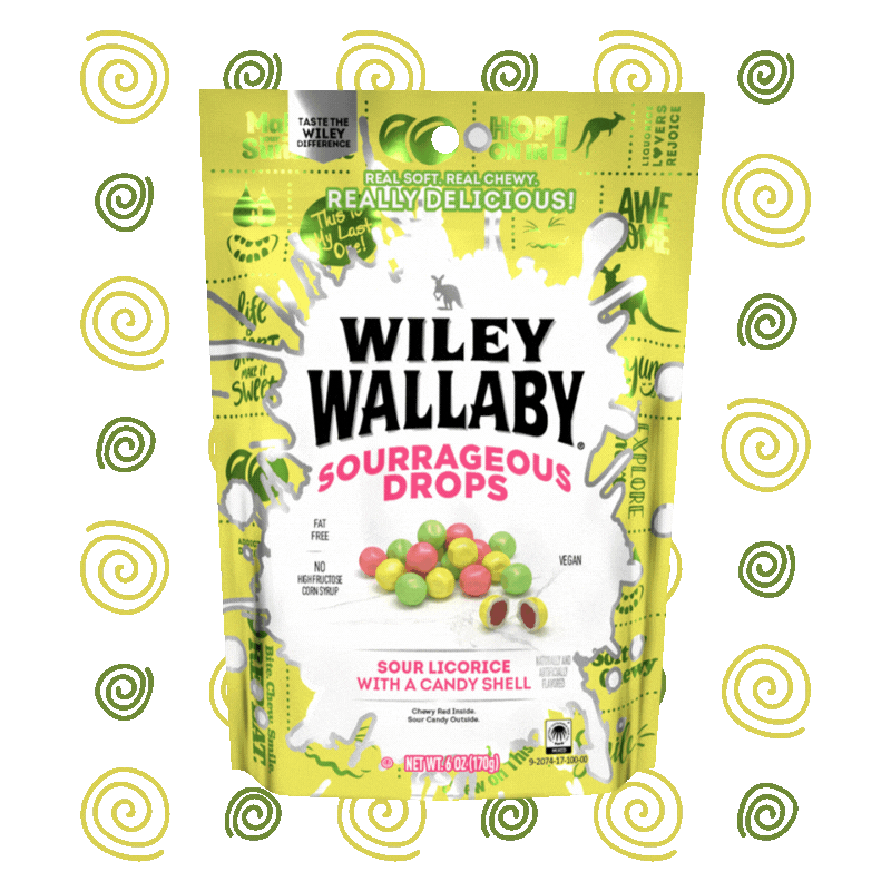 Wiley Wallaby®, Sourrageous Drops - 6 oz.